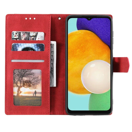 For Samsung Galaxy A26 5G Leather Case Wallet Phone Cover Splicing Stitching