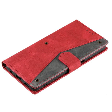 For Samsung Galaxy A26 5G Leather Case Wallet Phone Cover Splicing Stitching