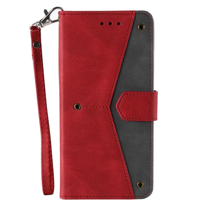 For Samsung Galaxy A26 5G Leather Case Wallet Phone Cover Splicing Stitching