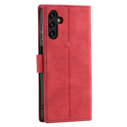 For Samsung Galaxy A26 5G Leather Case Wallet Phone Cover Splicing Stitching