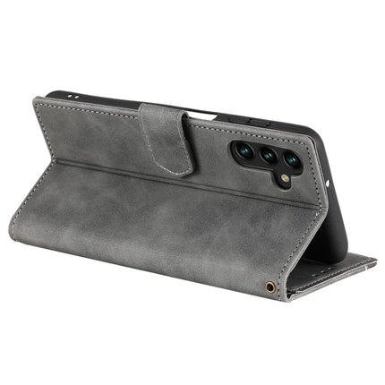 For Samsung Galaxy A26 5G Leather Case Wallet Phone Cover Splicing Stitching