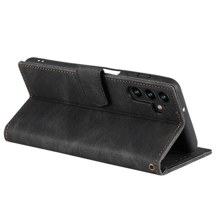 For Samsung Galaxy A26 5G Leather Case Wallet Phone Cover Splicing Stitching