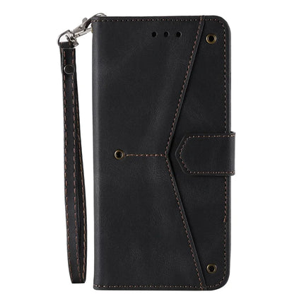 For Samsung Galaxy A26 5G Leather Case Wallet Phone Cover Splicing Stitching