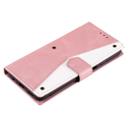 For Samsung Galaxy A26 5G Leather Case Wallet Phone Cover Splicing Stitching