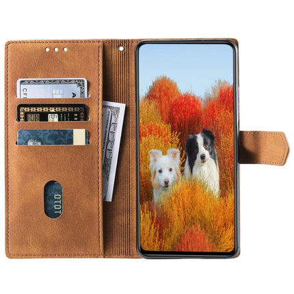TTUDRCH Style 004 For Samsung Galaxy A26 5G Leather Case RFID Blocking Wallet Stand Phone Cover with Strap