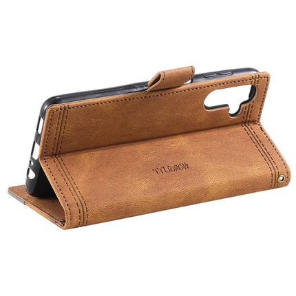 TTUDRCH Style 004 For Samsung Galaxy A26 5G Leather Case RFID Blocking Wallet Stand Phone Cover with Strap