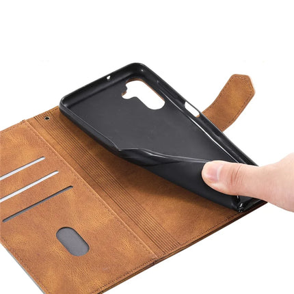 TTUDRCH Style 004 For Samsung Galaxy A26 5G Leather Case RFID Blocking Wallet Stand Phone Cover with Strap