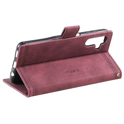 TTUDRCH Style 004 For Samsung Galaxy A26 5G Leather Case RFID Blocking Wallet Stand Phone Cover with Strap