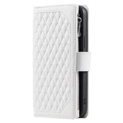 Style 005 For Samsung Galaxy A26 5G Wallet Case Rhombus Stitching Line PU Leather Phone Cover