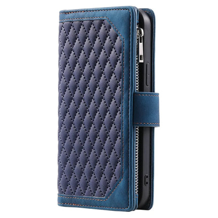 Style 005 For Samsung Galaxy A26 5G Wallet Case Rhombus Stitching Line PU Leather Phone Cover