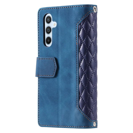 Style 005 For Samsung Galaxy A26 5G Wallet Case Rhombus Stitching Line PU Leather Phone Cover