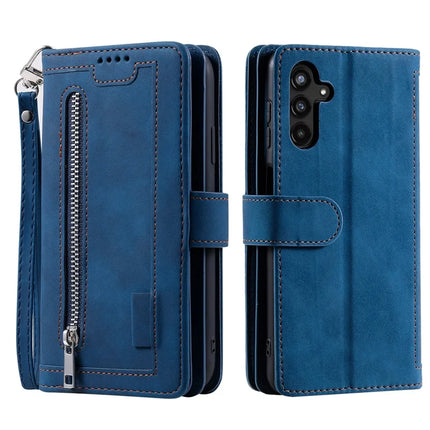 For Samsung Galaxy A26 5G Case PU Leather Phone Cover with Zipper Wallet 9 Card Slots