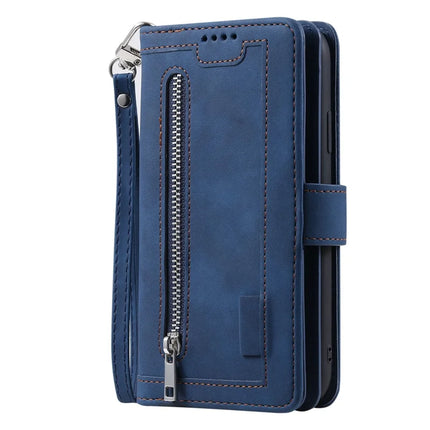 For Samsung Galaxy A26 5G Case PU Leather Phone Cover with Zipper Wallet 9 Card Slots