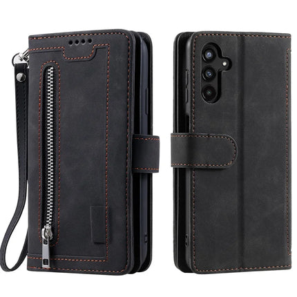 For Samsung Galaxy A26 5G Case PU Leather Phone Cover with Zipper Wallet 9 Card Slots