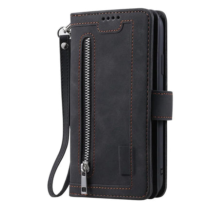 For Samsung Galaxy A26 5G Case PU Leather Phone Cover with Zipper Wallet 9 Card Slots