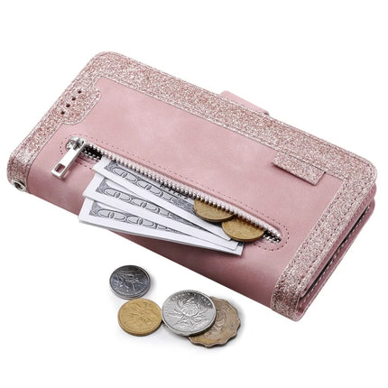 For Samsung Galaxy A26 5G Case PU Leather Phone Cover with Zipper Wallet 9 Card Slots