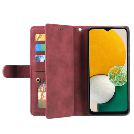 For Samsung Galaxy A26 5G Case PU Leather Phone Cover with Zipper Wallet 9 Card Slots