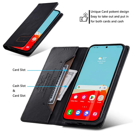 TTUDRCH Style 007 For Samsung Galaxy A26 5G Leather Case RFID Blocking Wallet Stand Phone Cover