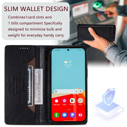 TTUDRCH Style 007 For Samsung Galaxy A26 5G Leather Case RFID Blocking Wallet Stand Phone Cover