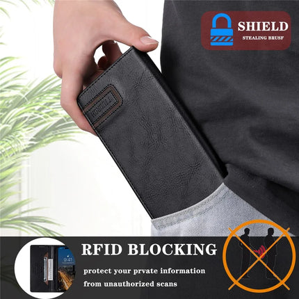 TTUDRCH Style 007 For Samsung Galaxy A26 5G Leather Case RFID Blocking Wallet Stand Phone Cover