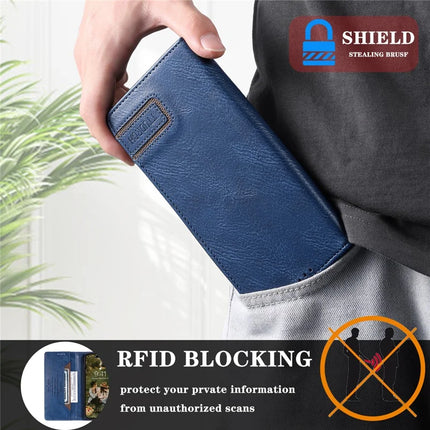 TTUDRCH Style 007 For Samsung Galaxy A26 5G Leather Case RFID Blocking Wallet Stand Phone Cover