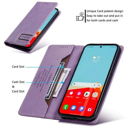 TTUDRCH Style 007 For Samsung Galaxy A26 5G Leather Case RFID Blocking Wallet Stand Phone Cover