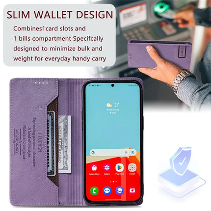 TTUDRCH Style 007 For Samsung Galaxy A26 5G Leather Case RFID Blocking Wallet Stand Phone Cover