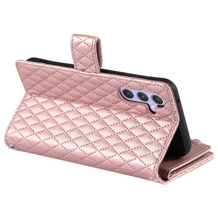 Style 012 for Samsung Galaxy A26 5G Case Zipper Pocket Glitter Leather Phone Cover