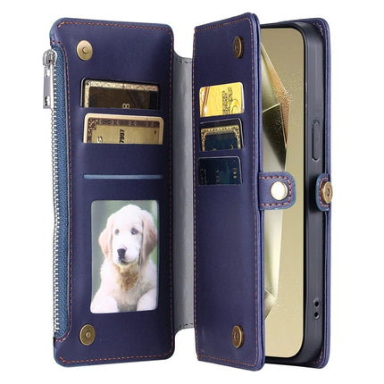 For Samsung Galaxy A26 5G Case TPU + PU Leather Wallet Phone Cover with Wrist Strap