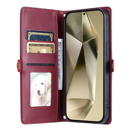 For Samsung Galaxy A26 5G Leather Case with Wrist Strap Wallet Stand Phone Cover