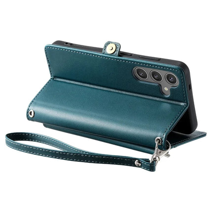 For Samsung Galaxy A26 5G Leather Case with Wrist Strap Wallet Stand Phone Cover