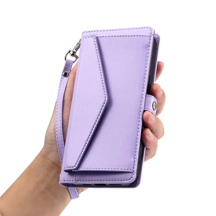 For Samsung Galaxy A26 5G Leather Case with Wrist Strap Wallet Stand Phone Cover