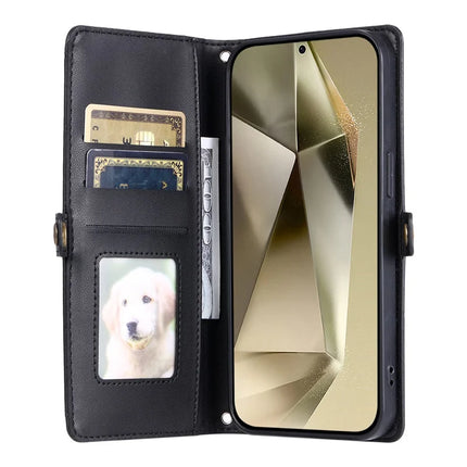 For Samsung Galaxy A26 5G Leather Case with Wrist Strap Wallet Stand Phone Cover