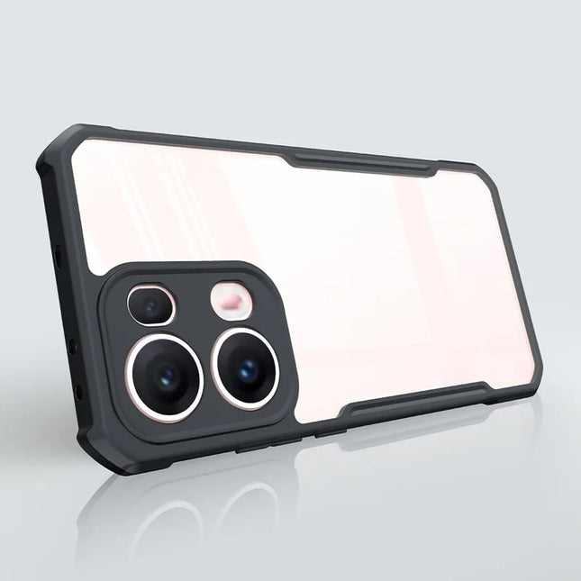 XUNDD For Oppo Reno13 Pro 5G Case Dropproof TPU + Acrylic Clear Back Phone Cover