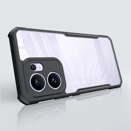 XUNDD For Oppo Reno13 F 5G Case Dropproof TPU + Acrylic Clear Back Phone Cover