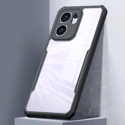 XUNDD For Oppo Reno13 F 5G Case Dropproof TPU + Acrylic Clear Back Phone Cover