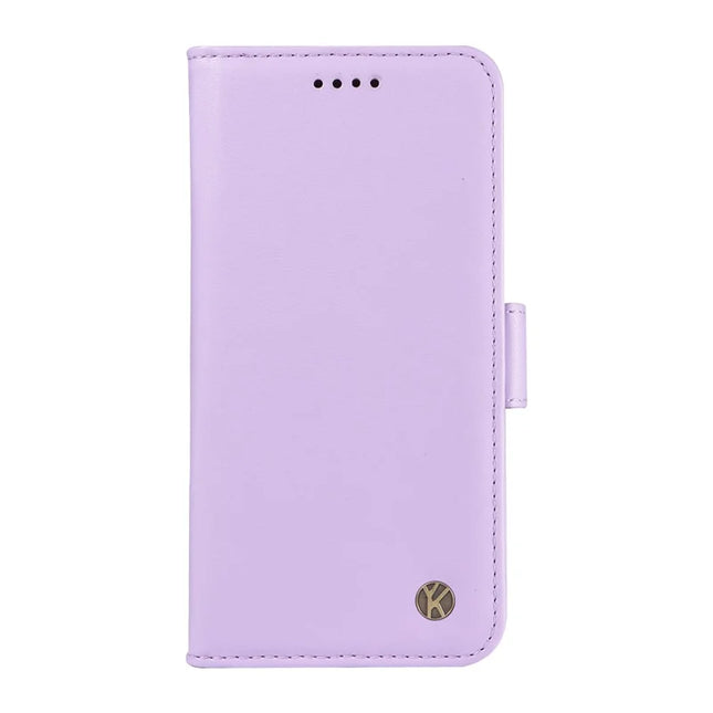 For OnePlus Ace 5G Wallet Phone Case YIKATU YK-003 Leather Stand Cover -  Light Purple
