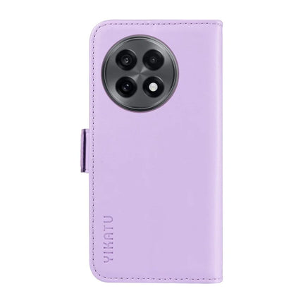For OnePlus Ace 5G Wallet Phone Case YIKATU YK-003 Leather Stand Cover -  Light Purple