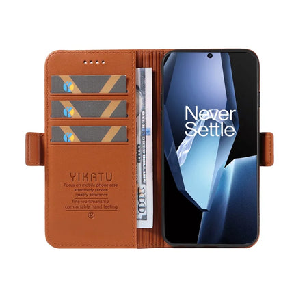 For OnePlus Ace 5G Wallet Phone Case YIKATU YK-003 Leather Stand Cover