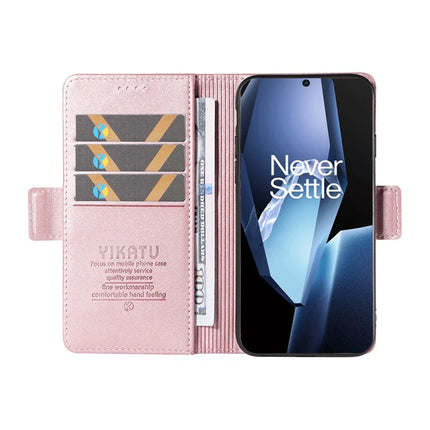 For OnePlus Ace 5G Wallet Phone Case YIKATU YK-003 Leather Stand Cover