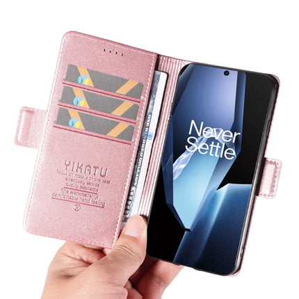 For OnePlus Ace 5G Wallet Phone Case YIKATU YK-003 Leather Stand Cover