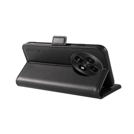 For OnePlus 13 Wallet Phone Case YIKATU YK-003 Leather Stand Cover -  Black