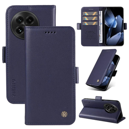 For OnePlus 13 Wallet Phone Case YIKATU YK-003 Leather Stand Cover - Sapphire