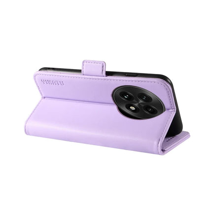 For OnePlus 13 Wallet Phone Case YIKATU YK-003 Leather Stand Cover -  Light Purple