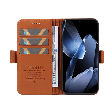 For OnePlus 13 Wallet Phone Case YIKATU YK-003 Leather Stand Cover