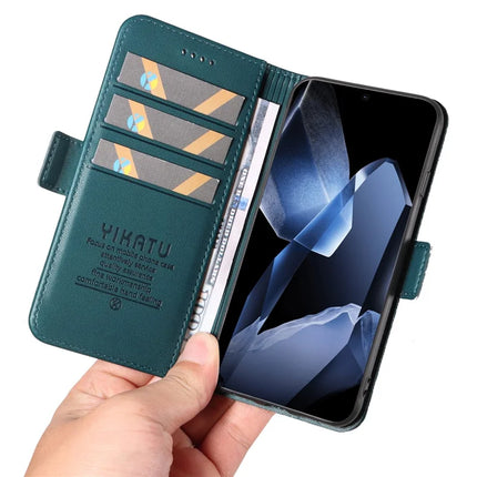 For OnePlus 13 Wallet Phone Case YIKATU YK-003 Leather Stand Cover