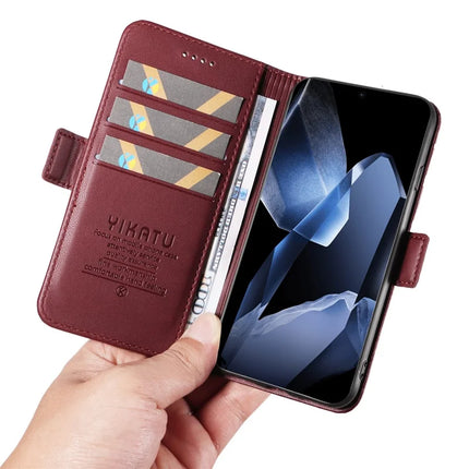 For OnePlus 13 Wallet Phone Case YIKATU YK-003 Leather Stand Cover
