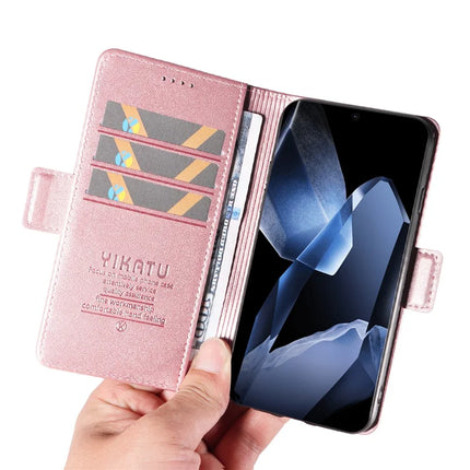 For OnePlus 13 Wallet Phone Case YIKATU YK-003 Leather Stand Cover