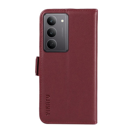 For Realme C75 Wallet Phone Case YIKATU YK-003 Leather Stand Cover