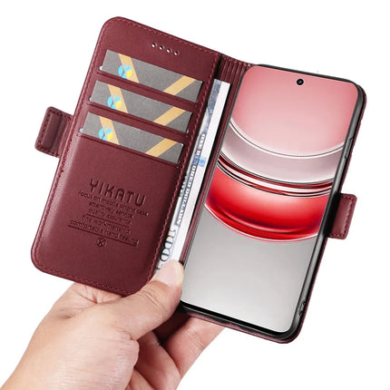 For Realme C75 Wallet Phone Case YIKATU YK-003 Leather Stand Cover
